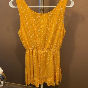Nanamacs Yellow mini dress